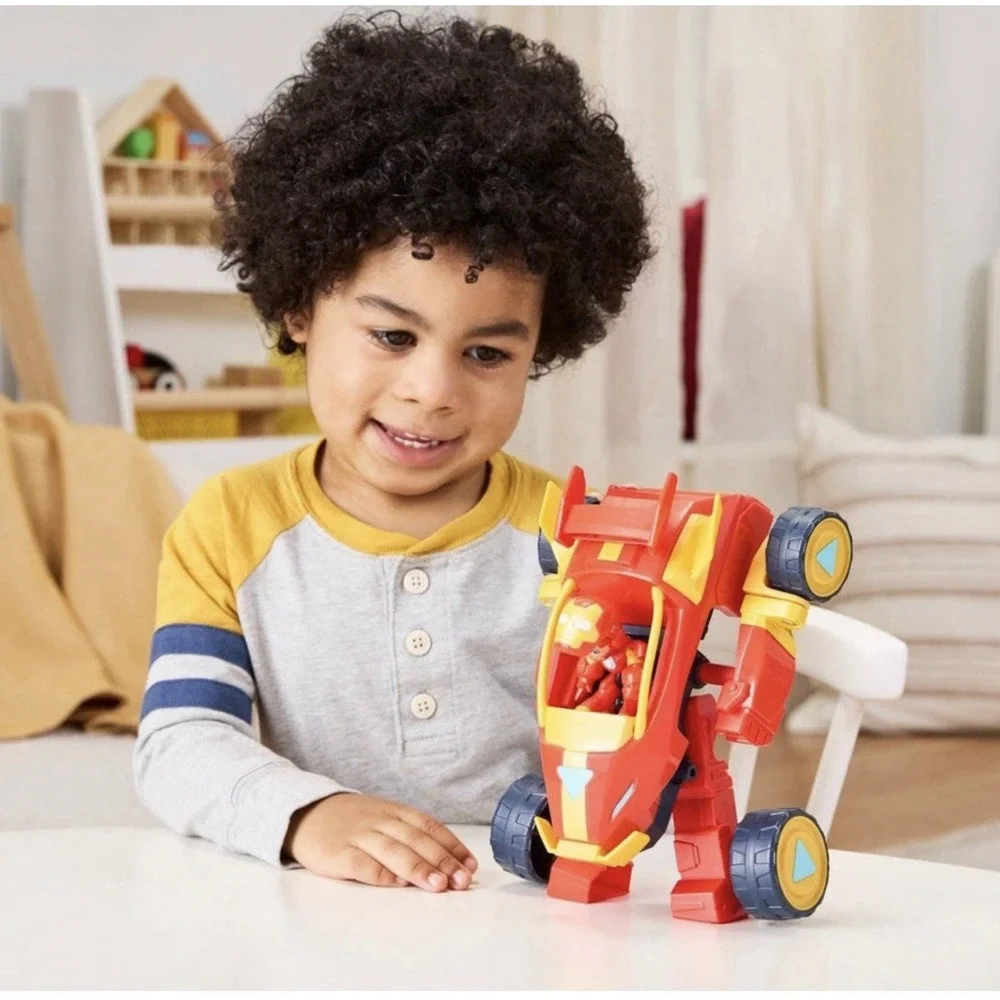 NEW Marvel Iron Man & his Awesome Friends 2-in-1 Mech Suit & Vehicle Boys Gift